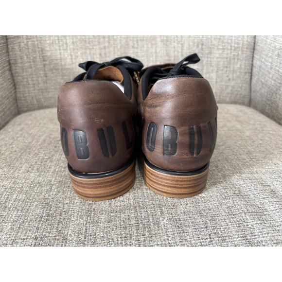 Nobull Lifter Coffee Brown All Leather Weightlifting Shoes Mens 11 New - Picture 4 of 7